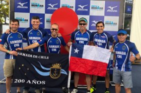 Equipo de la Armada participó en Ironman de Florianópolis